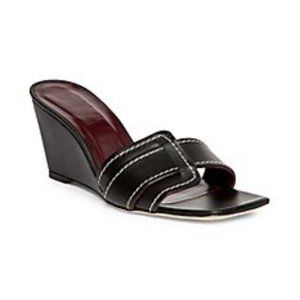 STAUD Sylvie Black Wedge